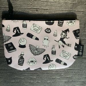 Pink Halloween Makeup Bag